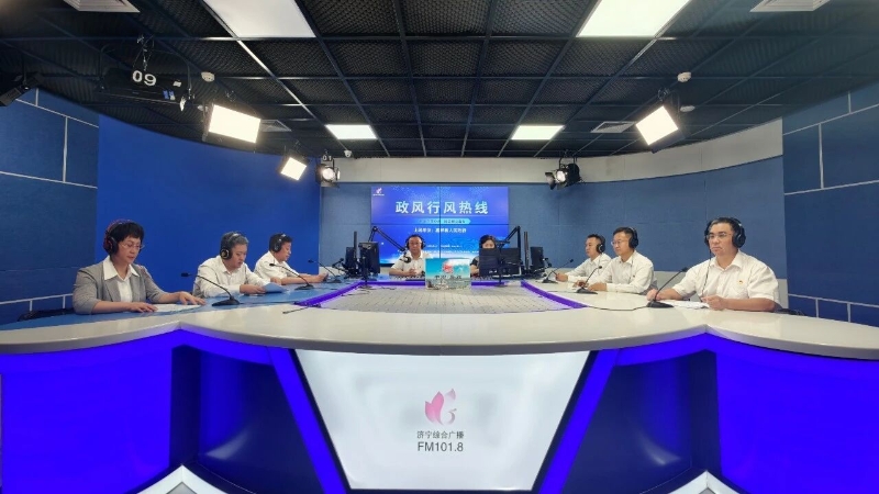 陈鹏做客济宁《政风行风热线》栏目